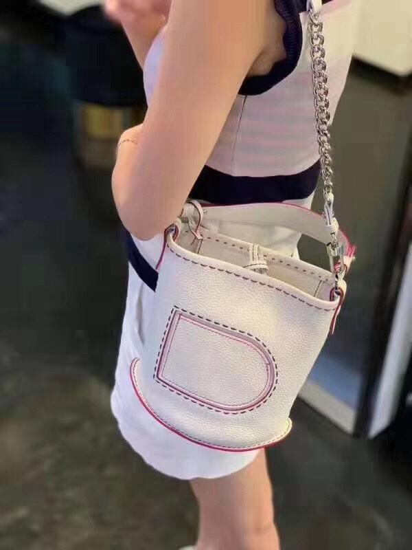 델보 팽 미니 버킷 크로스백